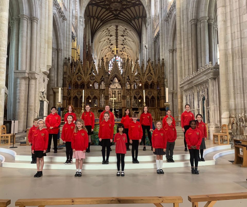 Junior Choir celebrate the end of the school year with a concert of beautiful music in the majestic Quire of Winchester Cathedral. 